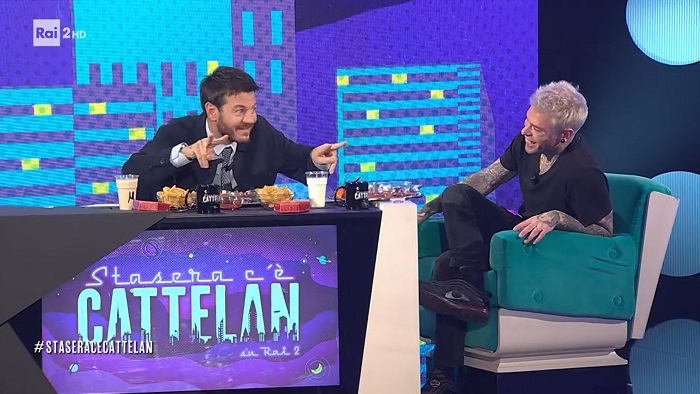 Cattelan e Fedez perculano Diaco