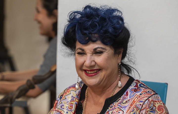 Marisa Laurito: «Per lo scudetto del Napoli mi avvolgerò nella bandiera e sotto sarò nuda»