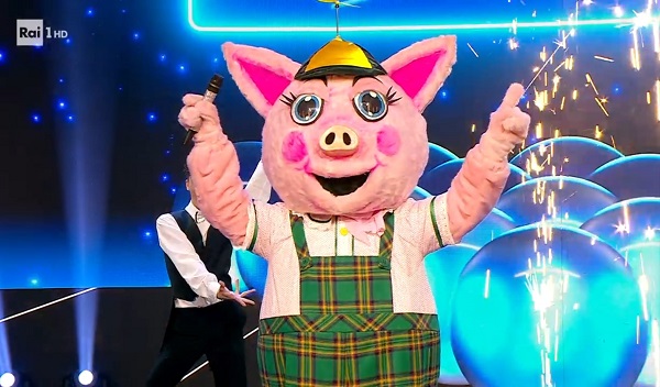 Il Cantante Mascherato: Nathalie Guetta (papabile Criceto) e la Signora Coriandoli (papabile Porcellino) ospiti della terza puntata