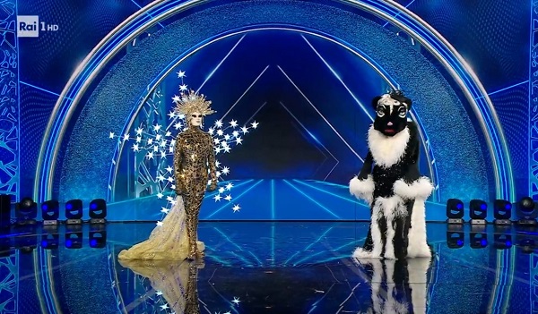 Il Cantante Mascherato: lo ‘spareggio’ tra Scoiattolo Nero e Stella e i duetti con le maschere protagonisti della semifinale