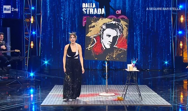 Il dipinto di Laura Calafiore