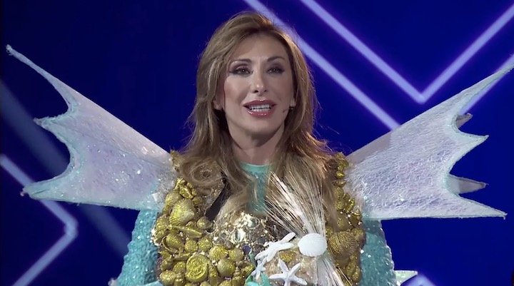 Sabrina Salerno terza al Cantante Mascherato spagnolo. Era Cavalluccio Marino