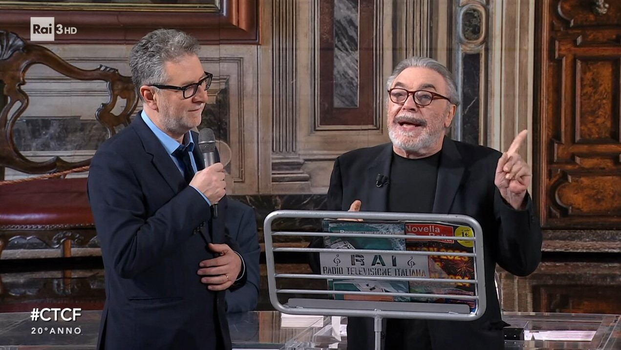 Che Tempo Che Farà con Nino Frassica: «Andrò nei camerini e anticiperò quello che si vedrà in puntata»