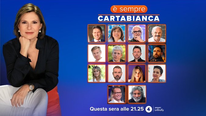 E’ Sempre Cartabianca debutta con Briatore, Conte, Giordano e molti ‘fedelissimi’ della Berlinguer