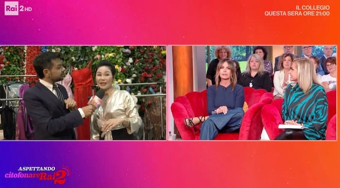 Angela ‘Bella Fisica’ a Citofonare Rai 2