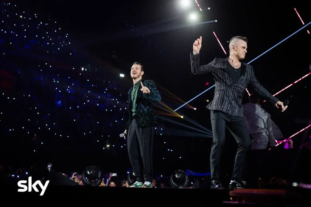 Robbie Williams a Stasera C’è Cattelan