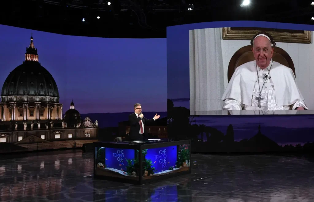 Papa Francesco a Che Tempo Che Fa