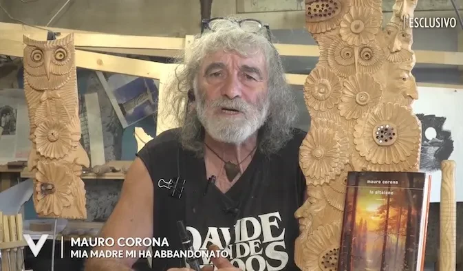 Mauro Corona si confessa a Verissimo e fa un appello a Pier Silvio