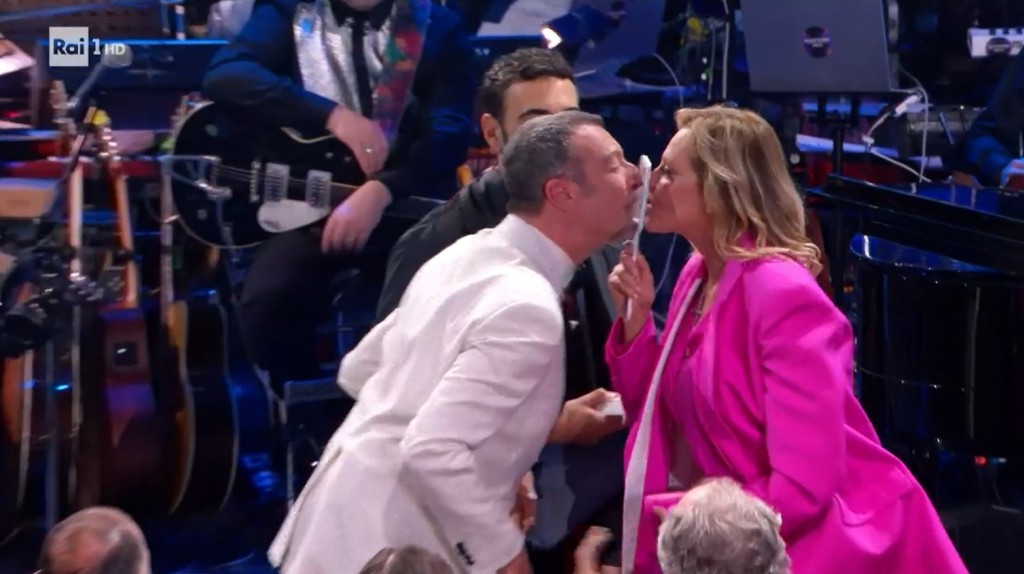 Amadeus e Ventura - Sanremo 2024