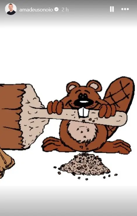 Amadeus su Instagram