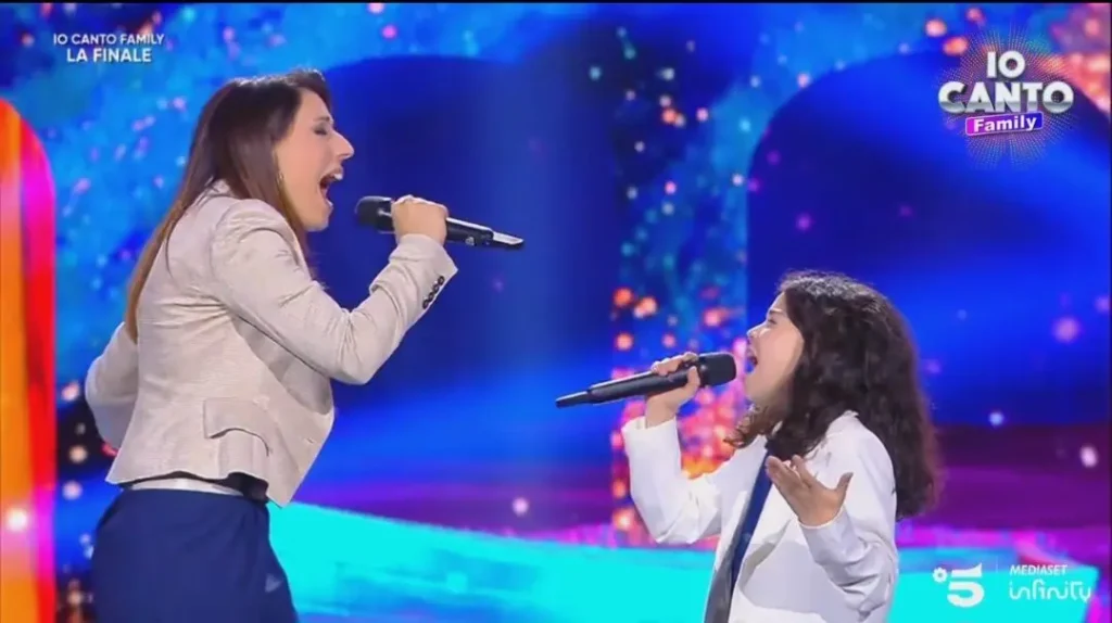 Carlotta D’Amico e mamma Erika vincono Io Canto Family
