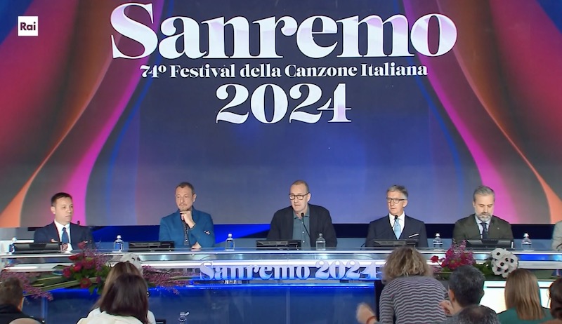 Sanremo 2024, la conferenza stampa inaugurale in diretta