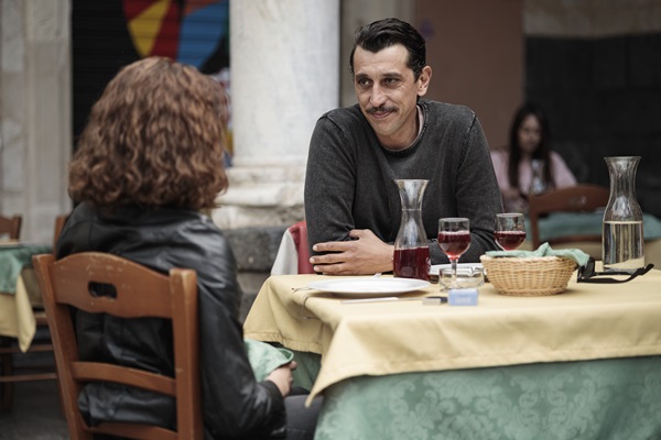 Corrado Fortuna con Giusy Buscemi - US Mediaset