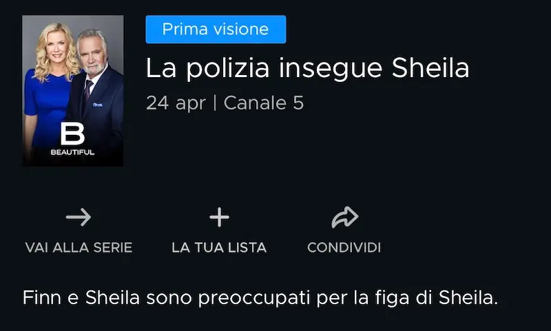 A Beautiful sono preoccupati per la «F*ga di Sheila»