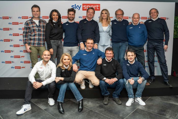 La squadra Sky per la MotoGP (US Sky)