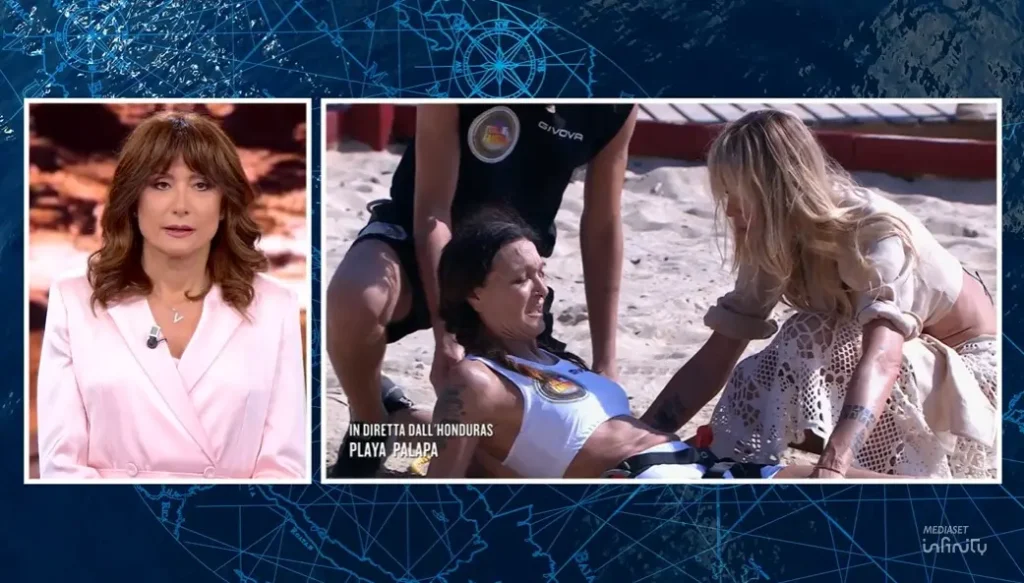 Marina si infortuna - Isola dei Famosi 2024