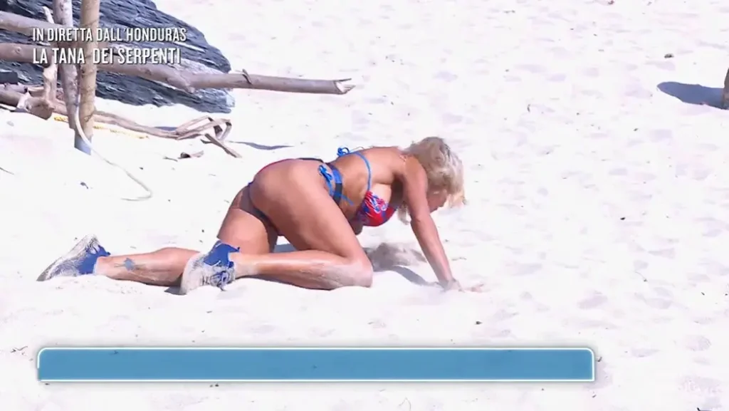 Matilde cade - Isola dei Famosi 2024