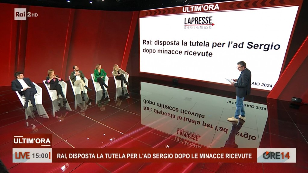 Roberto Sergio sotto scorta