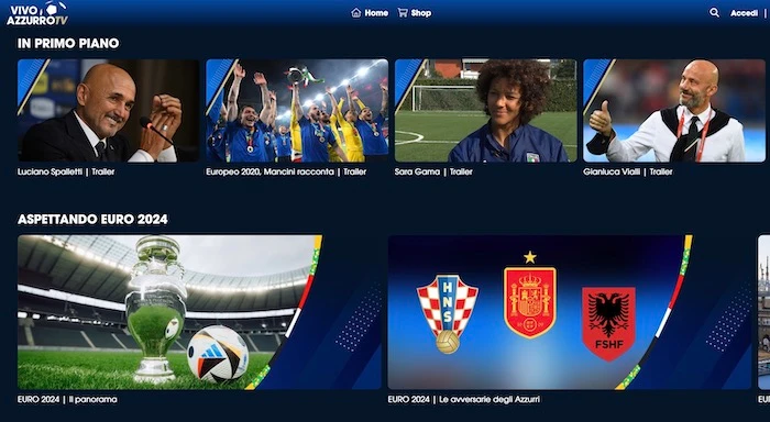Vivo Azzurro TV è la nuova piattaforma streaming gratuita delle Nazionali di calcio