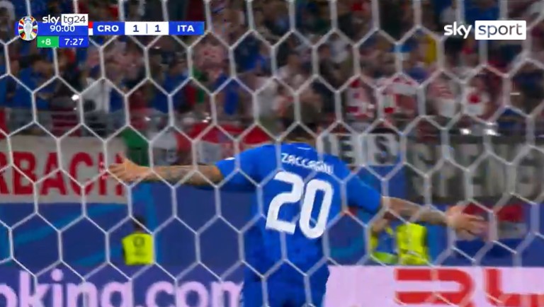 Caressa ‘in affanno’ al gol di Zaccagni