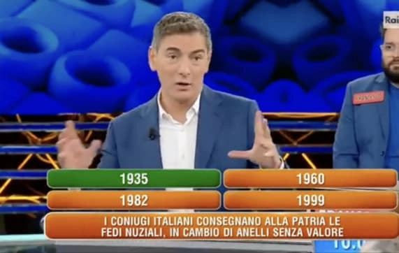 Marco Liorni: «Sono antifascista». Lo sfogo dopo la polemica per l’elogio dell’Oro alla Patria