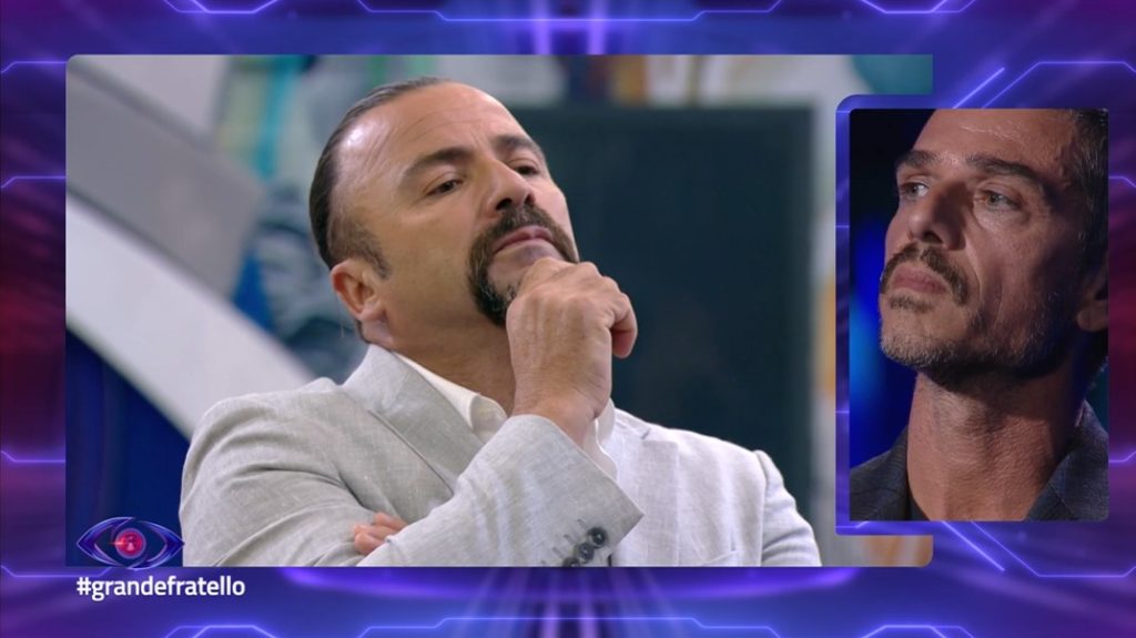 Genti (il padre di Heidi) e Massimiliano - Grande Fratello 2023