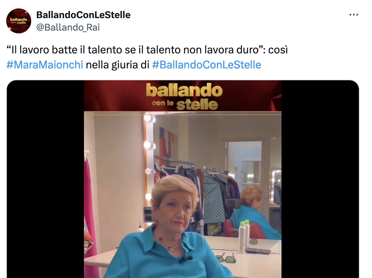 Social di Ballando con le Stelle sulla Maionchi