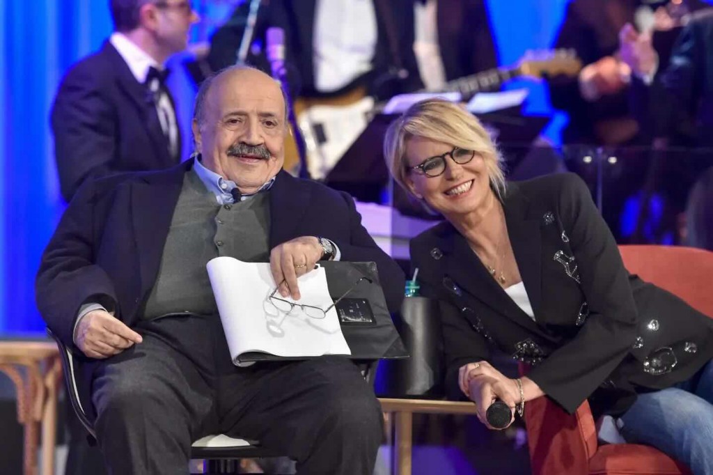 De Filippi (con Fazio) al Parioli per celebrare Maurizio Costanzo