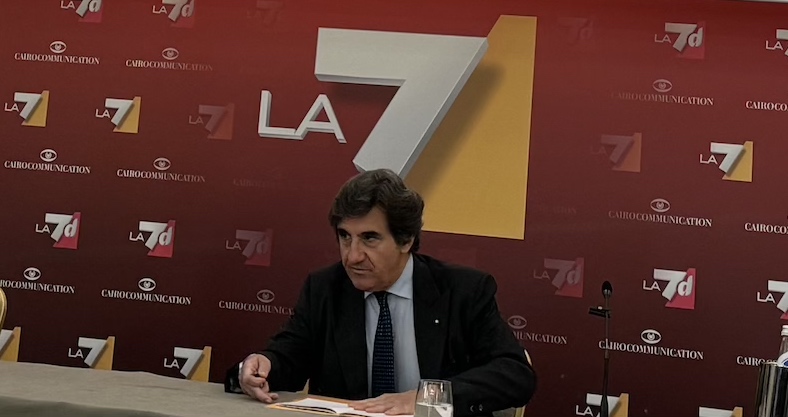 Urbano Cairo annuncia le novità de La7