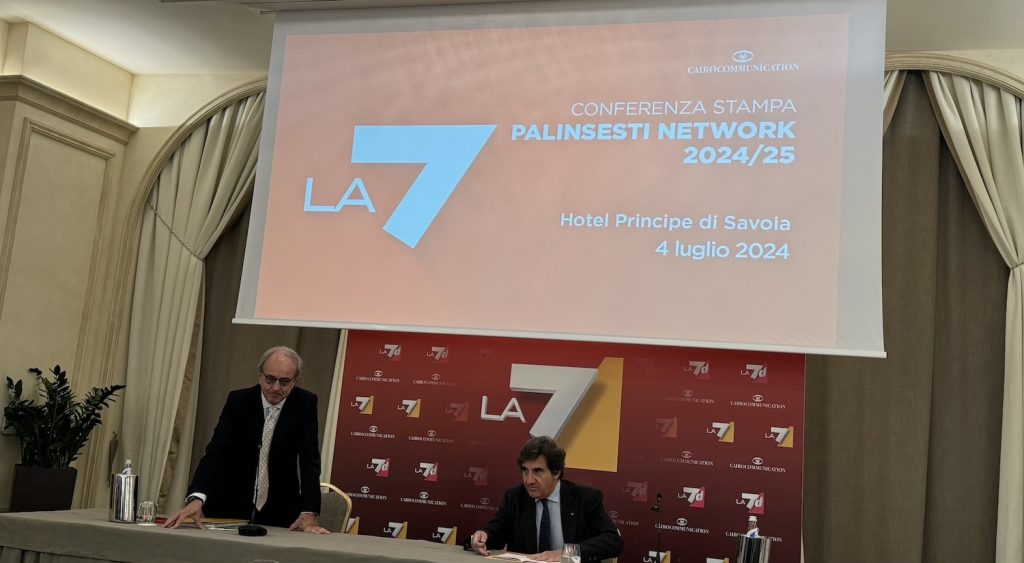 Presentazione Palinsesti La7 2024/2025. Cairo: «Siamo reduci dalla migliore stagione di sempre»