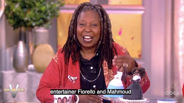 Whoopi Goldberg ringrazia Fiorello e Mahmood sulla ABC