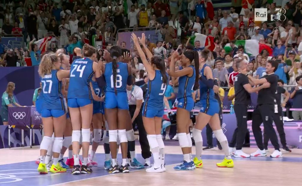 Ascolti TV | Martedì 6 Agosto 2024. In 3,8 milioni per l’Italvolley alle Olimpiadi (23.1%)