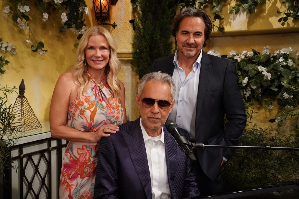 Andrea Bocelli guest di Beautiful