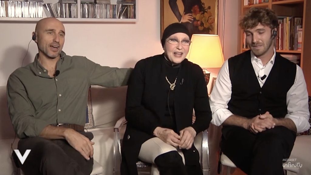 Toffanin in lacrime per Eleonora Giorgi