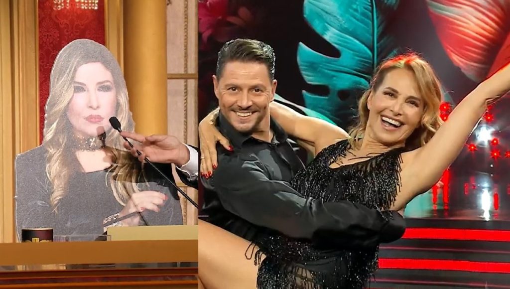 Barbara D’Urso balla… e in giuria c’è il cartonato della Lucarelli