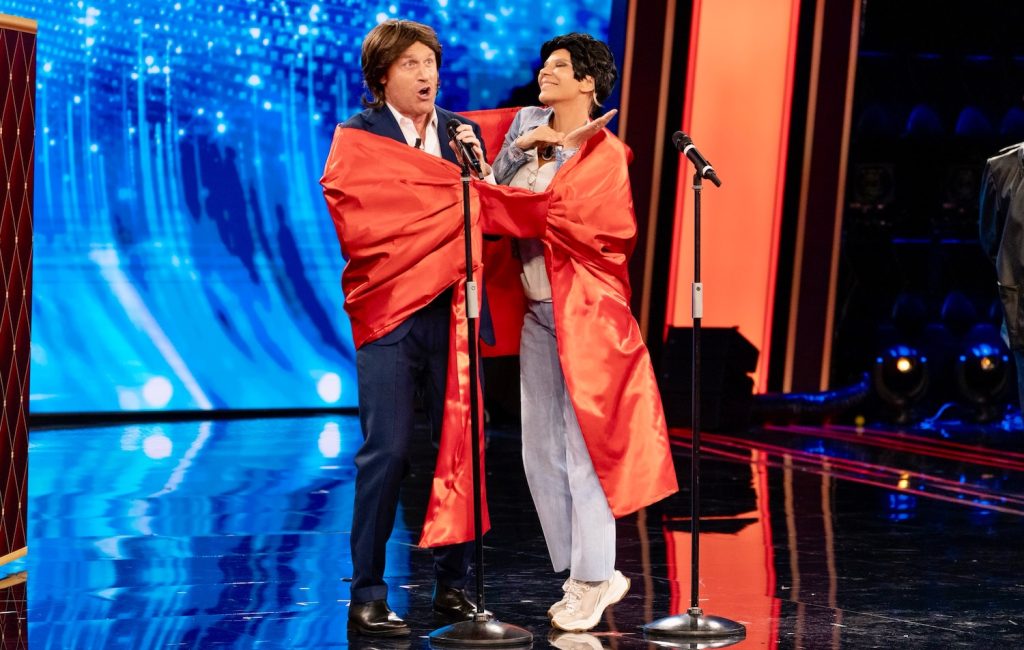 Maria De Filippi nei panni di Angela dei Ricchi e Poveri