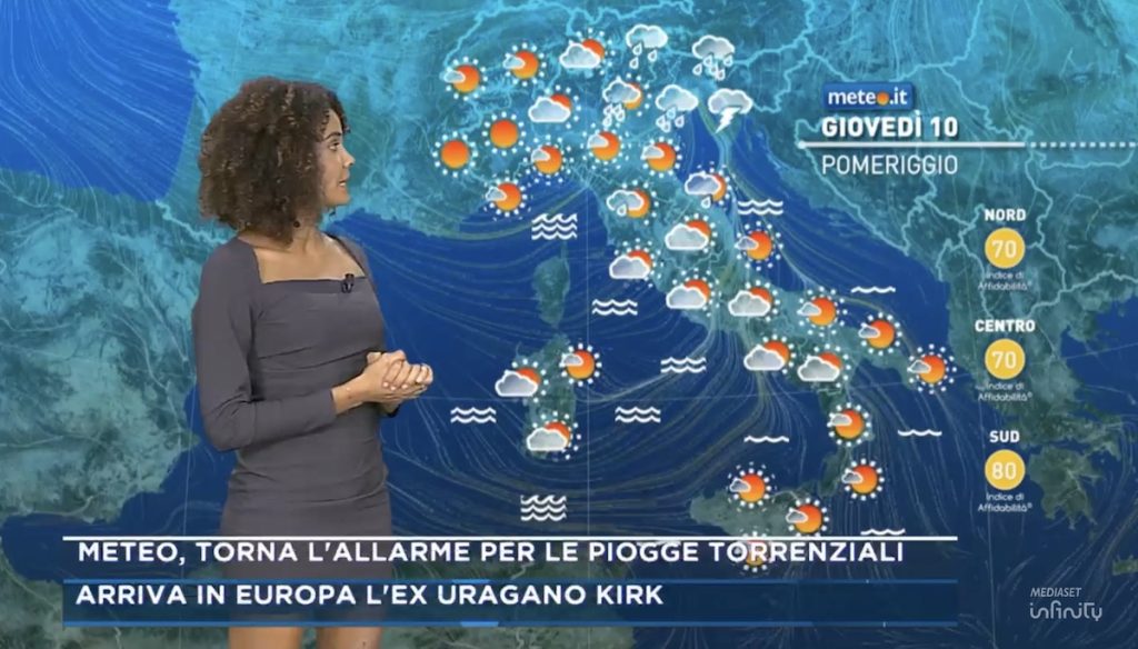 Meteo del 10 Ottobre 2024