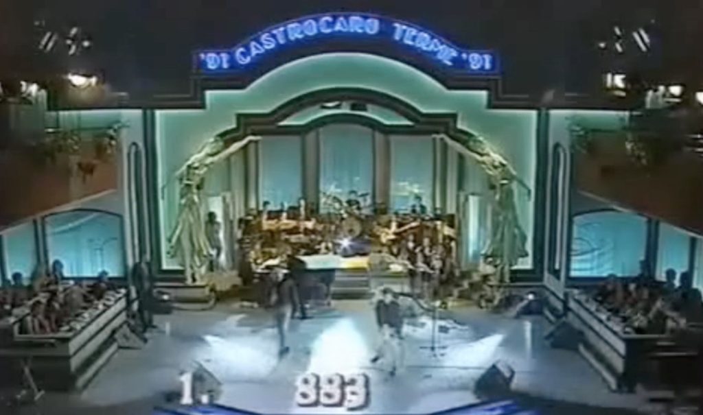Il debutto TV degli 883 nella disastrosa edizione del Festival di Castrocaro 1991