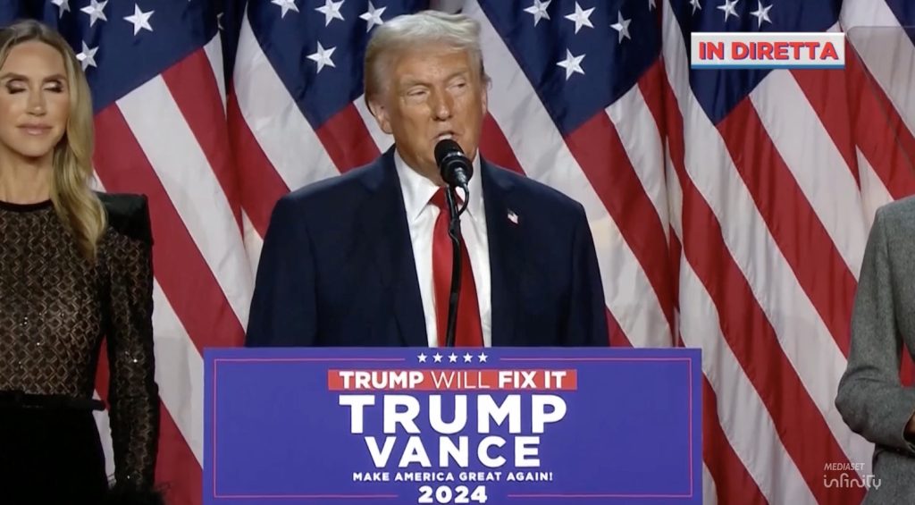 Il discorso della vittoria di Trump
