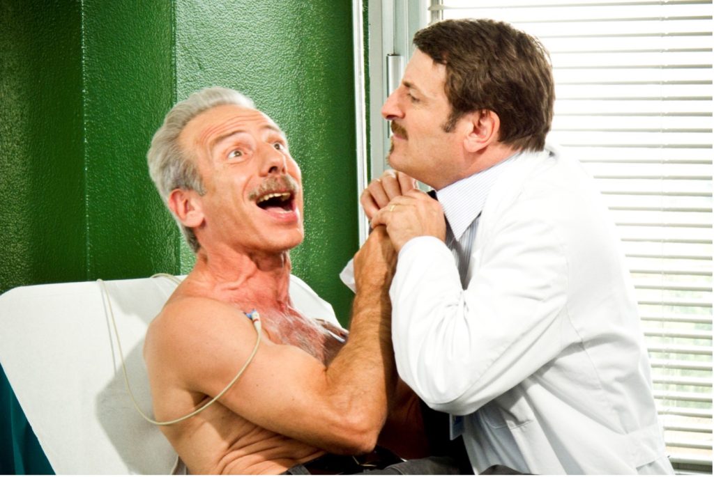 Aldo e Giovanni in una scena de La Banda dei Babbi Natale