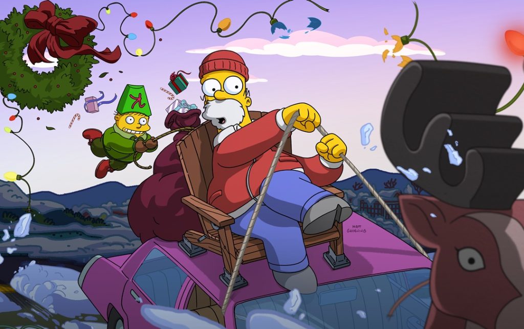 I Simpson festeggiano il Natale su Disney+