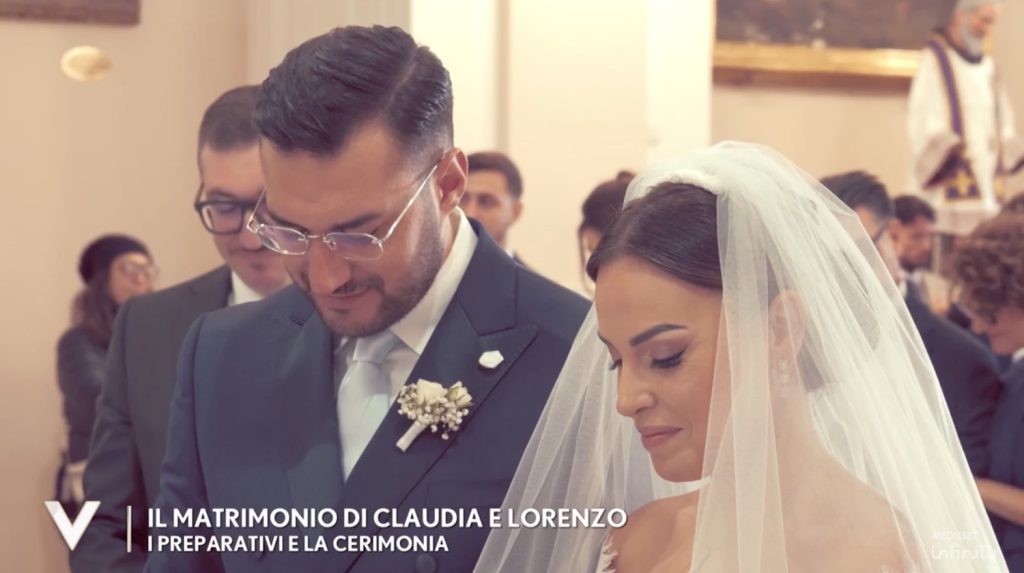 ll matrimonio di Claudia Dionigi e Lorenzo Riccardi a Verissimo