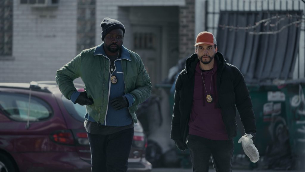 Brian Tyree Henry e Wagner Moura in Dope Thief