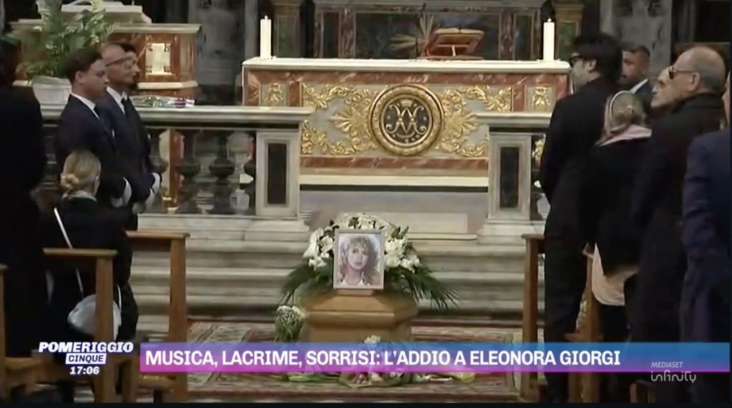 I funerali di Eleonora Giorgi