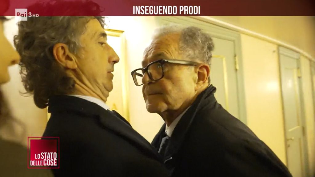 Prodi ci ricasca, scomposta reazione contro la giornalista de Lo Stato delle Cose