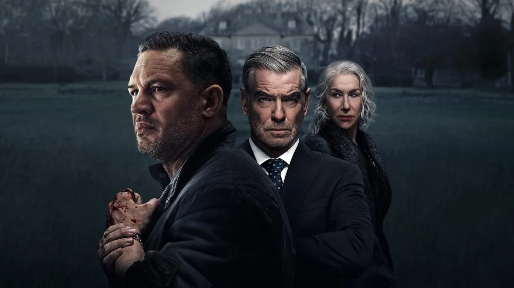 Tom Hardy, Pierce Brosnan e Helen Mirren - MobLand
