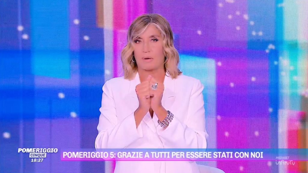 Pomeriggio Cinque, Myrta Merlino chiude commossa
