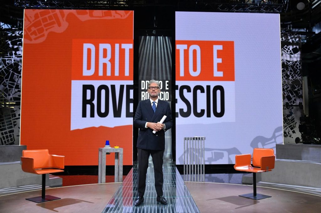 Dritto e Rovescio, Del Debbio intervista il ministro Crosetto