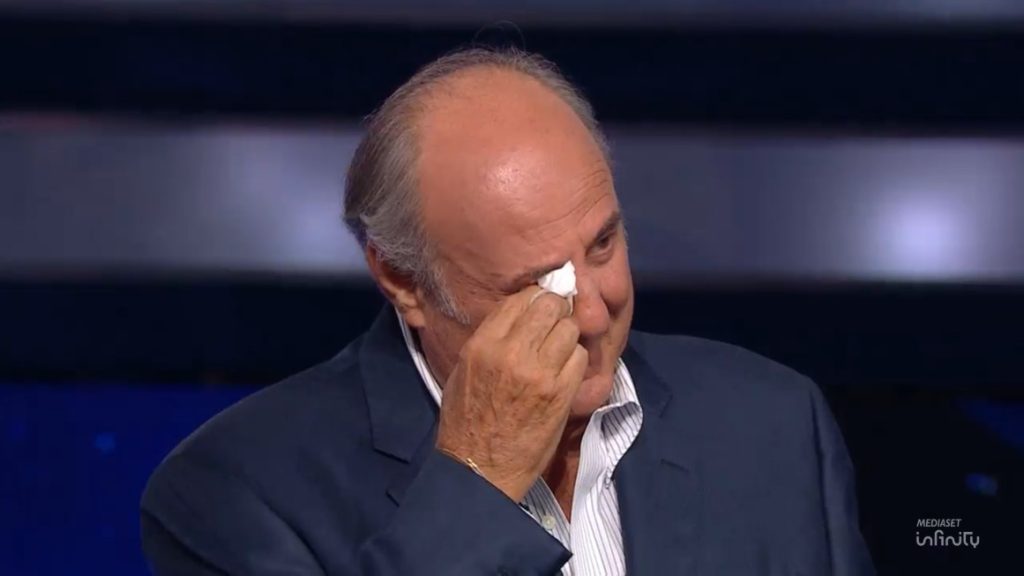 Gerry Scotti e Samira Lui in lacrime a La Ruota della Fortuna