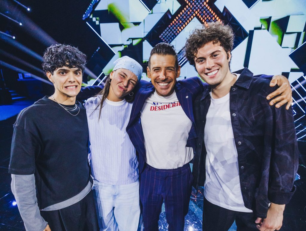 La squadra di Francesco Gabbani